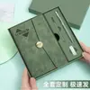 Conjunto de caderno de negócios logo personalizável imprimível caixa de presente de caderno de escritório alto valor de cor presente de lembrança atacado