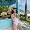 Nuevo Traje de Baño de una Pieza para Mujer, Chica Sexy Caliente, Retro Francés, Fresco, Sexy, Cubre Vientre, Adelgazante, Traje de Baño de Vacaciones