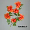Azalea de Rama Única Altamente Realista, Laurel de Montaña, Camelia para Decoración de Bodas y Escenas al Aire Libre, Flor Artificial