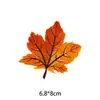 Pegatina de Tela Bordado de Dibujos Animados Hoja de Arce Parche de Hoja Marca Tejida Insignia Ropa de Mezclilla DIY Bolso Exterior Individual Bordado Zhongke