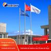 Yaolong Cônico Aço Inoxidável 304 Exterior Parque Industrial Manual Elétrico Pneumático 15m Litro Bandeira Mastro Personalização