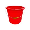 Balde de Agua de Plástico Engrosado, Cubo Rojo Grande, Cubo de Agua para el Hogar, Cubo para Lavar el Coche, Cubo para Regar, Cubo para Suministros Agrícolas, Cubo Publicitario, Cubo Rojo de Agua