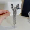 Accesorios para el Cabello de Niñas Japonesas y Coreanas Super Hada Pedrería Borla Mariposa Pasador de Pelo Elegante Elegante Pasador de Pelo Pinza Lateral Pinza de Hada