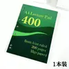 Cuaderno Delgado A4 Engrosado de 400 Páginas para Estudiantes, Cuaderno para Preparación de Exámenes, Papelería de Estilo Americano Anime con Colgante