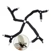 Sujetador de Sábana Ajustable, Sujetador de Mantel, Clip para Cortina, Cubierta de Sofá, Hebilla para Sábana, Pinza para Edredón, Clip Metálico de Fijación, Paquete de 4