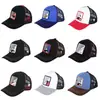Boné de Malha Bordado de Desenho Animado Personalizável com Aba Larga, Rato, Coelho, Boné de Beisebol, Chapéu de Sol Trucker, Respirável e Protetor Solar
