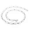 Moda Europea y Americana Estilo Ins Cadena Japonesa Biselada de Acero de Titanio Collar Simple de Acero Inoxidable para Mujer Joyería con Cadena