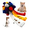 Bola Snuffle para Cães Brinquedo Interativo para Esconder Petiscos Bola de Farejar Aprimorada em Fleece para Cães Brinquedo Quebra-Cabeça de Alimentação Lenta para Estimulação Mental Treinamento e Alívio do Tédio Multicolor