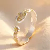 El carácter pie de plata plata 9999 moda calco zorro de nueve colas dorado pulsera de flor de cerezo damas nicho todo-partido pulsera abierta