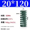 Módulo de Mola de Compressão Mola de Compressão Módulo Doméstico 65Mn Mola Tf Fio Plano de Alta Resistência Compressão Padrão Japonês Mola Retangular