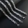 Moda Hip Hop Europea y Americana Transfronteriza Collar Pulsera de Acero Inoxidable Joyería Estilo Americano para Hombre Cadena Imperial de Acero de Titanio Collar para Hombre
