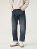 Jeans Vintage de Estilo Americano Moderno con Bigotes para Hombre, Primavera 2026 Nuevos Pantalones Casuales Sueltos Cónicos Lavados