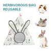 Nueva Bolsa de Heno para Mascotas de Amazon para Conejos, Hámsters, Mascotas Pequeñas, Bolsa Colgante para Alimentar Chinchillas y Cobayas