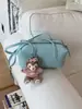 2026 Verano Nuevo Bolso Casual Tipo Almohada para Viajeros Color Sólido Bolso de Hombro y Mano Moda Femenina Nicho Bolso de Axila