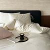Conjunto de cuatro piezas de jacquard de algodón de fibra larga de alta gama de primavera 2025, funda de edredón para dormir desnudo, agradable para la piel, 1,2 m