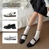 Meias de Algodão Cor Sólida Outono/Inverno para Mulheres, Cano Médio, Antibacterianas Grau 10A, Resistentes a Odores, Anti-Pilling, Doces, Sem Costura, Empilháveis