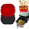 Bandeja de Silicone para Air Fryer de Grau Alimentício Certificada pelo Padrão Europeu Lfgb, Bandeja de Silicone Resistente a Altas Temperaturas, Ferramenta de Assar