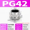 Conector de Acero Inoxidable 304 Cabeza Antiexplosión Sello de Cable Metálico Prensaestopas de Bloqueo M20 Prensaestopas