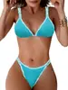 2024 en stock Traje de baño Multicolor Dividido con Almohadilla en el Pecho Bikini sin Aros Traje de Baño Deportivo para Natación, Vadear, Deportes para Mujeres Biki