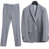 20 primavera traje de un botón para hombre y mujer mismo traje traje ol ropa de negocios sin planchado traje de ventas herramienta de empresa