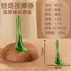 Peine Masajeador de Seis Garras, Peine para Meridianos de la Cabeza, Herramienta de Terapia Capilar para Conservar la Salud, Peine Masajeador de Astas para Raspar y Desobstruir la Piel de Sándalo Natural