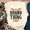 2021 Amazon nueva moda europea y americana ropa de mujer serie de televisión estadounidense Huangshi estampado yellowstone casual camiseta de manga corta