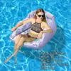 Respaldo de PVC Ecológico Transfronterizo Flotador de Piscina para Adultos Tumbona Inflable Acuática con Lentejuelas en Forma de U Flamenco Fila Flotante Inflable