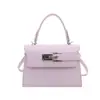 Bolsa de Mano Fresca Estilo Coreano al por Mayor Bolsa Cuadrada Pequeña Bolsa para Mujer Otoño 2026 Nuevo Color Sólido Patrón de Cocodrilo Bolso de Hombro Único Bolso Cruzado de Moda