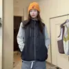 Chaleco Deportivo Cálido Nuevo Otoño/Invierno 2026 para Hombres y Mujeres, Chaleco Corto Holgado para Exteriores con Bloques de Color