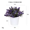 Más de 100 Tipos de Flores Artificiales y Plantas Verdes, Combinaciones de Plantas Artificiales en Maceta de Plástico, Flores Artificiales de Venta Caliente Transfronteriza, Mini Bonsáis Artificiales, Fuentes de Suministro