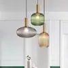 Luz Decorativa Nórdica Luxo Leve Vidro Café Mesinha de Cabeceira Bar Restaurante Pequeno Pendente Moderno Minimalista Quarto Luminária de Designer