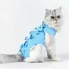 Ropa de Esterilización para Gatos Ropa de Destete para Gatas Ropa Postoperatoria Antilamido para Mascotas Correa para Gatas Ropa Quirúrgica para Gatos