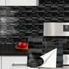 TS374-393 Pegatina de patrón de ladrillo transfronterizo, pegatina de imitación de azulejo para decoración de renovación del hogar y la cocina, pegatina de pared impermeable autoadhesiva