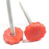 Fornecer Parafusos de Cabeça Plástica com Manípulo Flor de Ameixeira, Parafusos de Cabeça de Borracha, Parafusos de Mão Mecânicos 30mm-M6