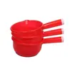 Cuchara de Agua Espesa al por Mayor Tienda de Pasteles Horneado Nueva Cocina Plástico Grande Irrompible Hogar Extra Grueso Cuchara de Agua Roja