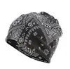 Gorro 2020 Nuevo Modelo Exportación Gorro de Tejer Amazon Ebay Gorro Buff Estampado de Pétalos Transpirable Sin Visera