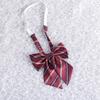 Corbata Roja Escolar para Sentido de Pajarita Libre Uniforme JK Cuello Flor Ropa de Sattleman Japonés Accesorios Estilo Universitario Femenino Versátil de Moda