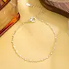 Nuevo Pulsera Delgada Fragmentada Plateada Cuadrada Pequeña Simple Joyería de Moda Versátil para Mujer Fresca Literaria de Gama Alta