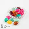 Pulsera de Cuentas Irregulares de Resina de Color Mixto, Bolsa de Cuentas Espaciadoras, Llavero de Coche, Accesorios para Joyería DIY