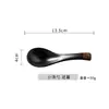 Nova Colher Pequena Estilo Chinês para Uso Doméstico, Adequada para Sopa, Comer, Mingau e Sobremesas, Colher de Melancia de Cerâmica