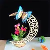 Flor de Banquete, Flor y Hierba Simuladas, Decoración de Plato Frío para Chef, Plato con Brillo de Mariposa, Sashimi, Flor para Banquete de Boda Estilo Japonés