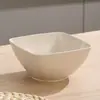 Conjunto Doméstico de Palha de Trigo Tigela Quadrada Prato Grande e Pequeno Copo de Água Faca Garfo Colher Utensílios de Mesa Amazon Aliexpress Transfronteiriço