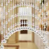 Cortina de Contas de Cabaça de Cristal, Cortina de Porta de Quarto da Moda, Divisória para Hall de Entrada, Decoração para Sala de Estar e Varanda, Cortina para Pendurar no Banheiro Sem Furar