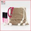 Fabricantes de bolsa para gafas de terciopelo Lisi de imitación de cuero con cordón para cinturón, embalaje de joyería de gamuza, bolsa para palo selfie