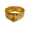 Moda Retro Europea y Americana Serie de Rasgos Faciales Ojos Nariz Labios Pulsera Lujo Accesible Gama Alta Pulsera Ojo del Diablo Tendencia