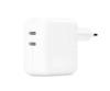 Carregador de Parede Rápido 35W Adequado para Apple Porta Dupla C Pés Removíveis Adaptador Padrão Britânico Carregador 50W Padrão Europeu