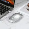 Fábrica de Mouses Atacado Popular Mouse Óptico Ultrafino Bluetooth Presente Transfronteiriço 2.4g Mouse Sem Fio para Escritório