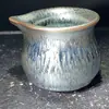 Linterna de Flor Azul Horno Jianyang Taza de Té Esmalte Mineral Original Base de Hierro Taza de Té de Cerámica Fácil de Mantener Color Regalo para Uso Personal