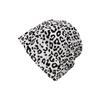 Gorro holgado estilo americano con estampado de leopardo para mujer, Nuevo versátil para primavera/verano 2025, Gorro cálido para circunferencia de cabeza grande con un toque atmosférico