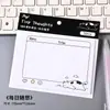 Notas Adhesivas Meow Affairs Creativas Lindas Lista Pegajosa Planificador Manual de Gestión del Tiempo Mini Bloc de Notas